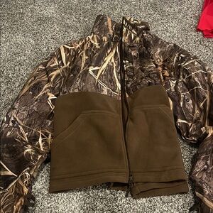Drake Brown Fleece Jacket